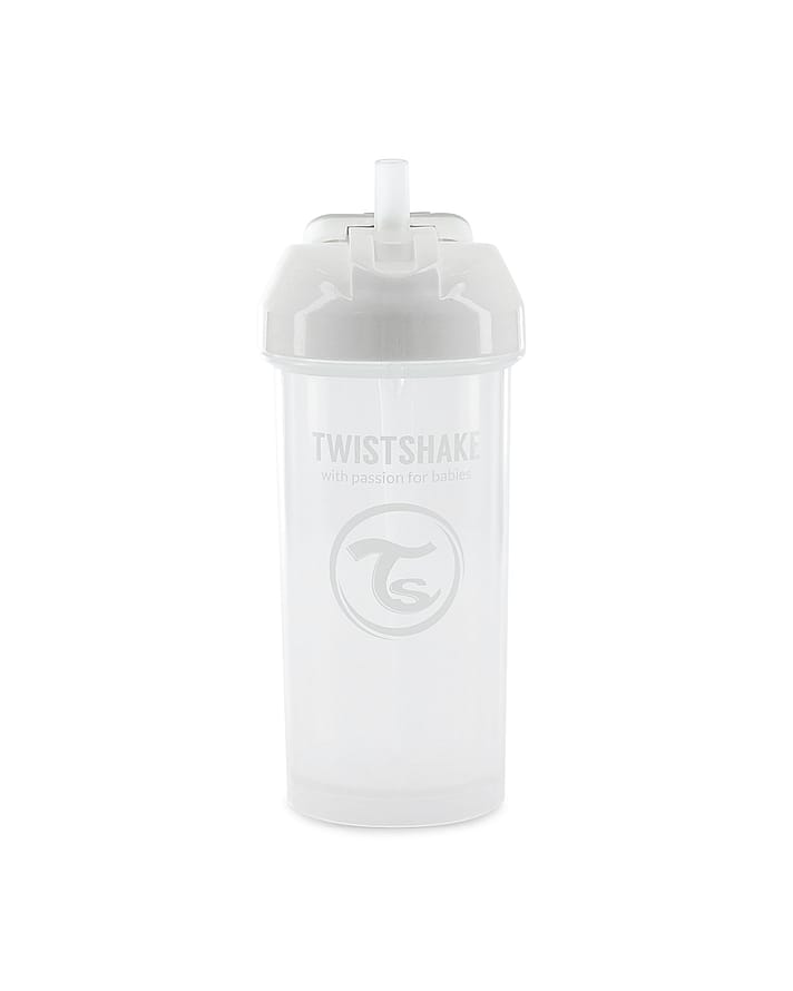 Twistshake Sugerørskop Hvid 360 ml