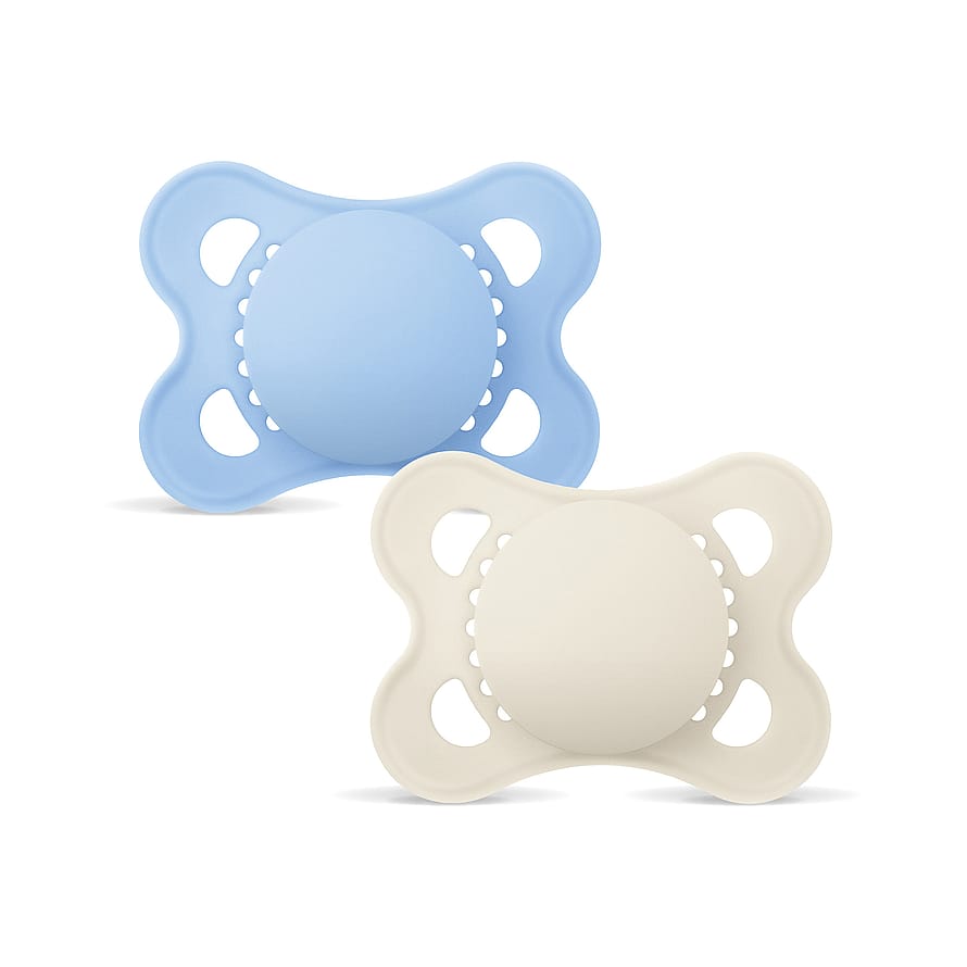 MAM Original Silk Sutter - 2-pak Blue 0-6 mdr.