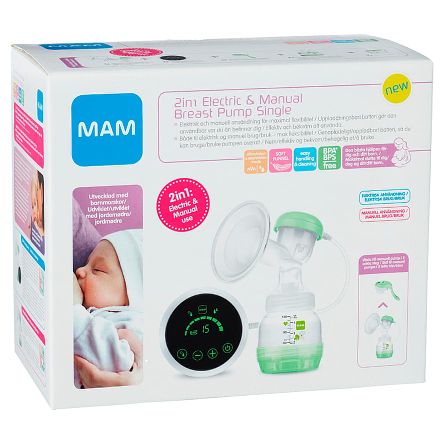 MAM Breast Pump Electric 2-in-1