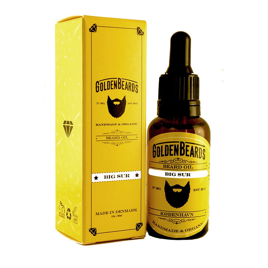 Golden Beards Økologiske Skægolie Big Sur 30 ml