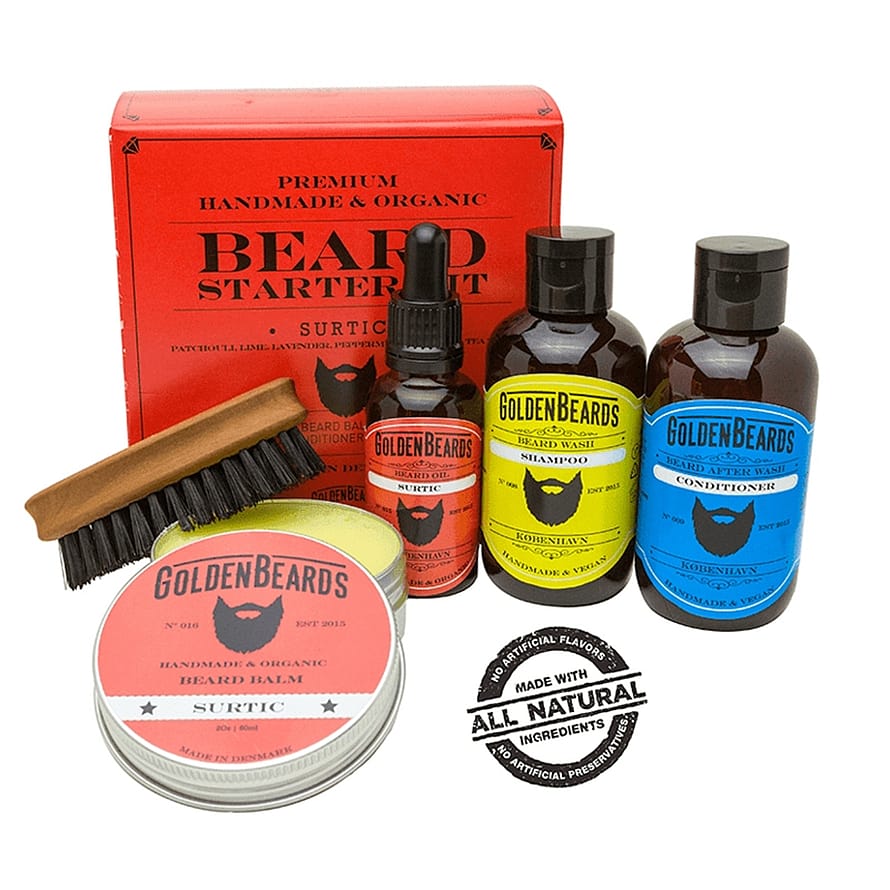 Golden Beards Starter Beard Kit Surtic 5 sæt