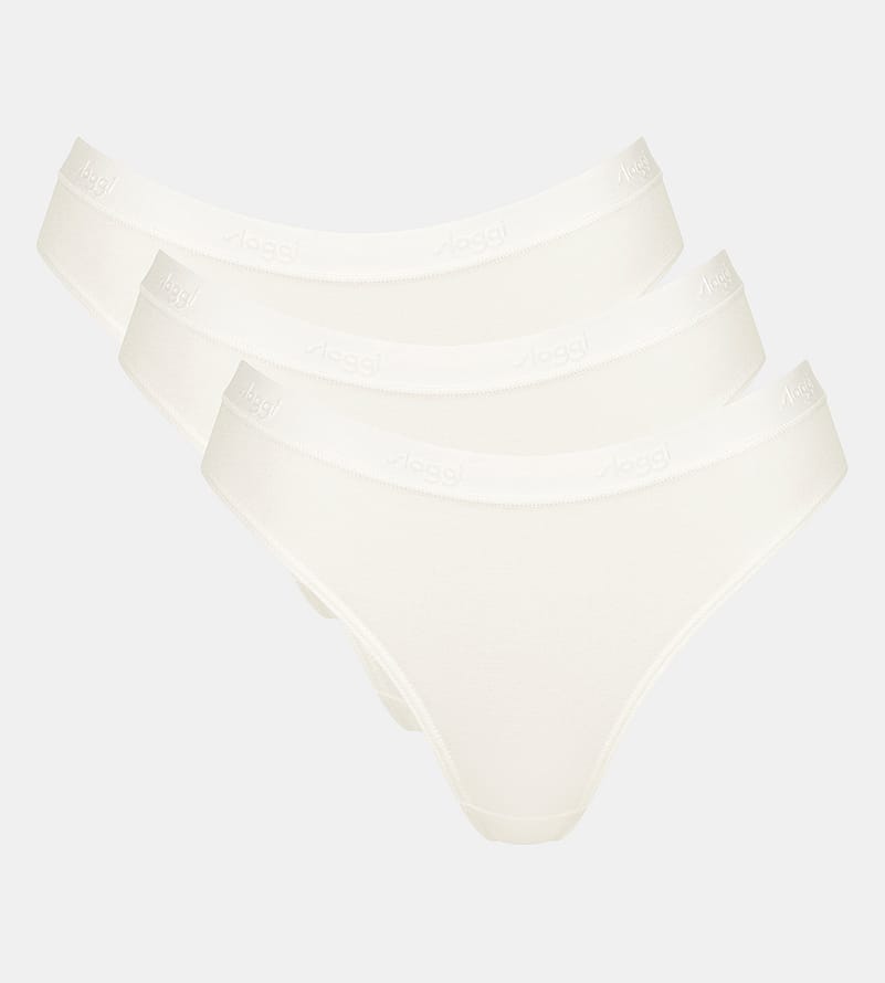 Sloggi Go Casual High leg 3-Pak Silk White XL