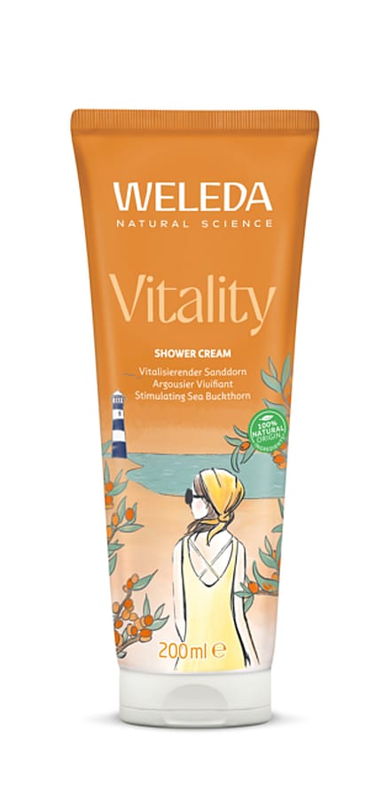Weleda Vitality Shower Cream Sea Buckthorn 200 ml