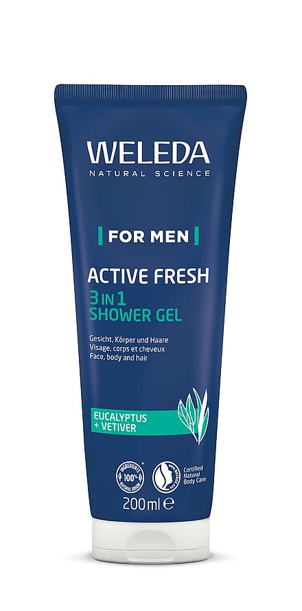 Weleda For Men Active Fresh 3in1 Shower Gel 200 ml
