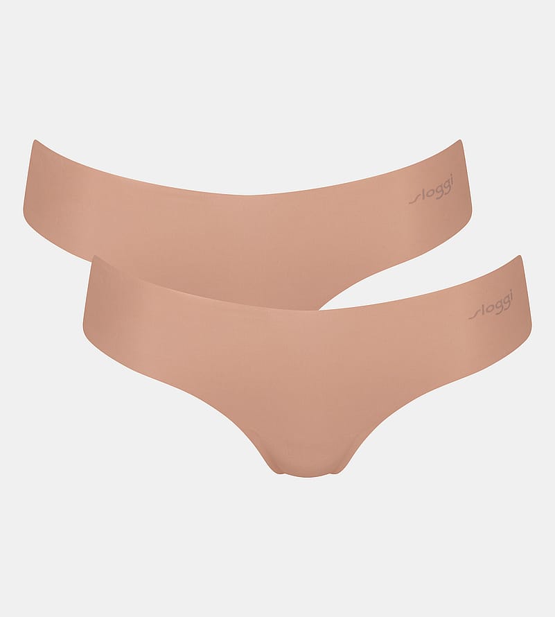 Sloggi Zero Microfibre 2.0 Hipster 2-Pak Cameo Brown S