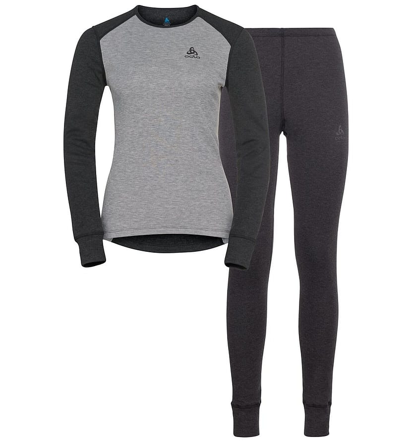 Odlo Active Warm Eco Special Set Dark Grey Melange S