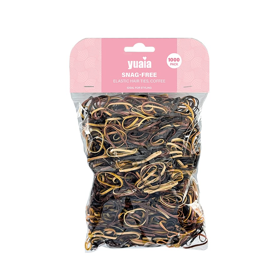Yuaia Haircare Snag Free Elastikker Coffee 1000 stk