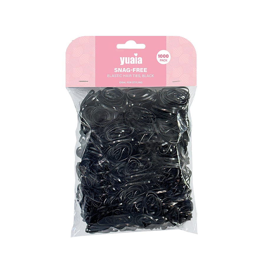 Yuaia Haircare Snag Free Elastikker Black 1000 stk