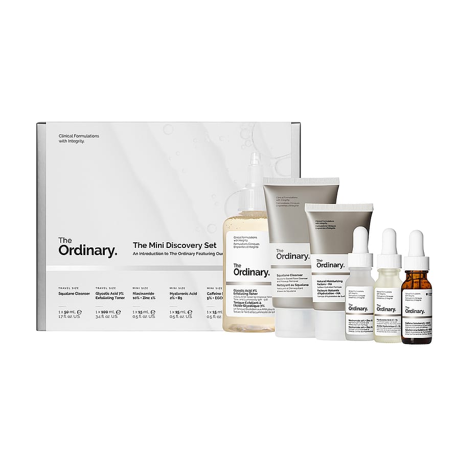The Ordinary The O. Mini Discovery Set 50 ml + 100 ml + 3x15 ml + 30 ml