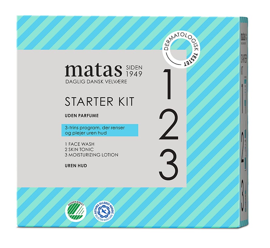 Matas Striber Starter Kit til Uren Hud Uden Parfume