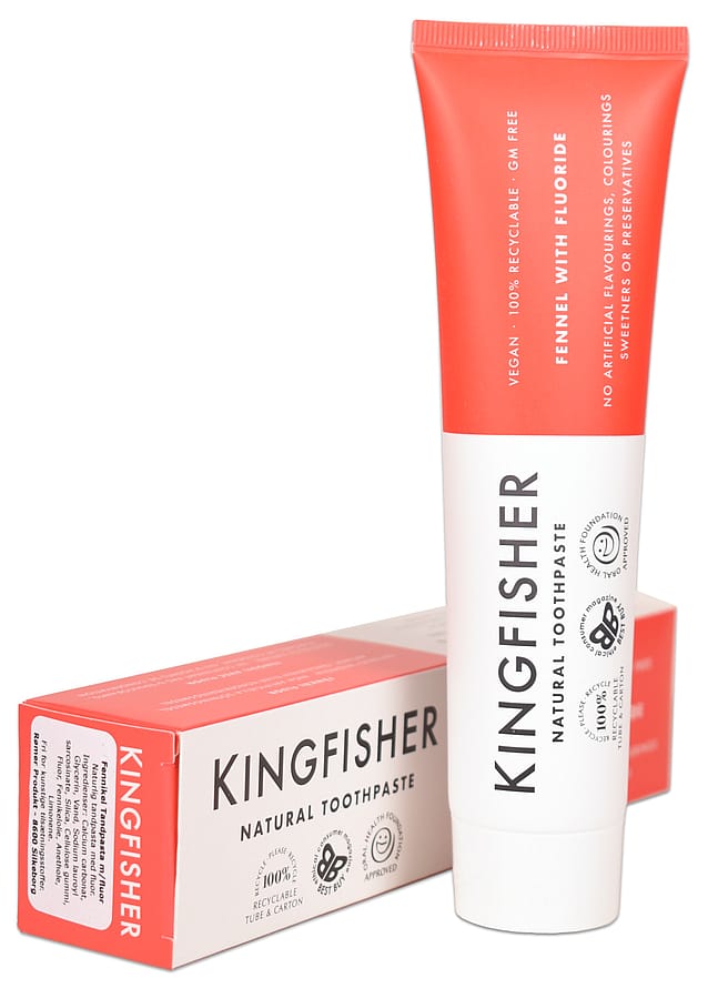 Kingfisher Tandpasta Fennikel M. Fluor 100 ml