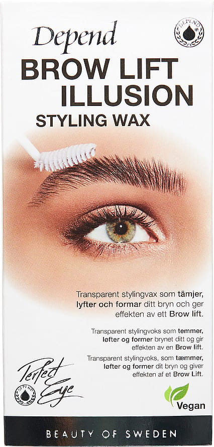 Depend Perfect Eye Brow Lift Illusion Styling Wax Transparent