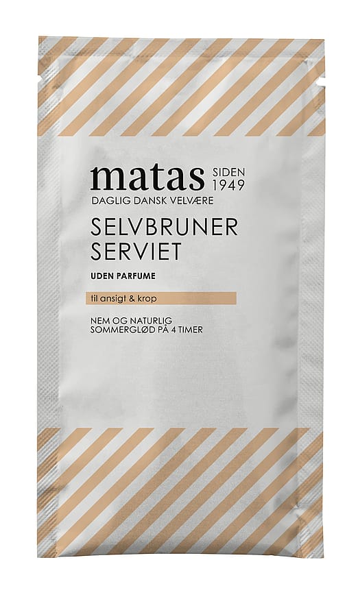 Matas Striber Selvbrunerserviet Uden Parfume 1 stk.