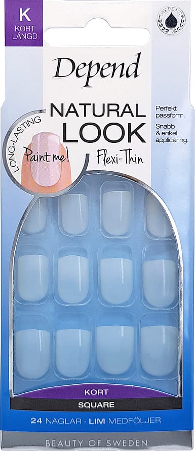 Depend Natural Look Kunstige Negle Kort