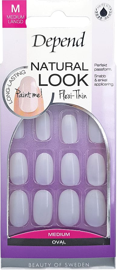 Depend Natural Look Kunstige Negle Medium