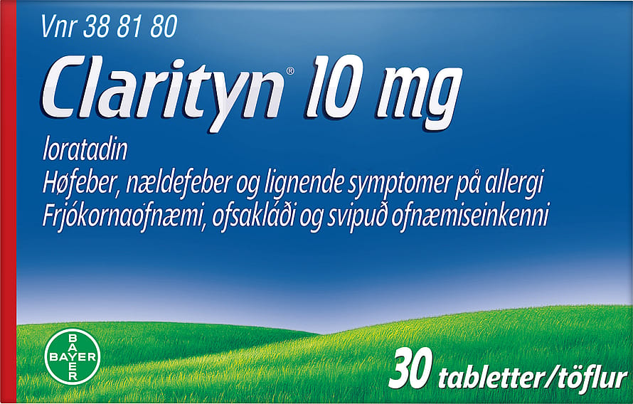 Clarityn Tabletter 10 mg 30 stk