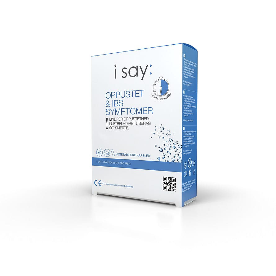 i say Oppustet & IBS symptomer 30 kaps