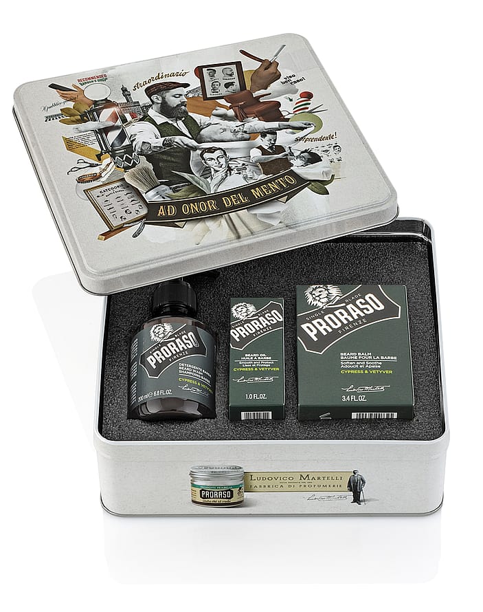 Proraso Cypress & Vetiver Skægpleje Gaveæske