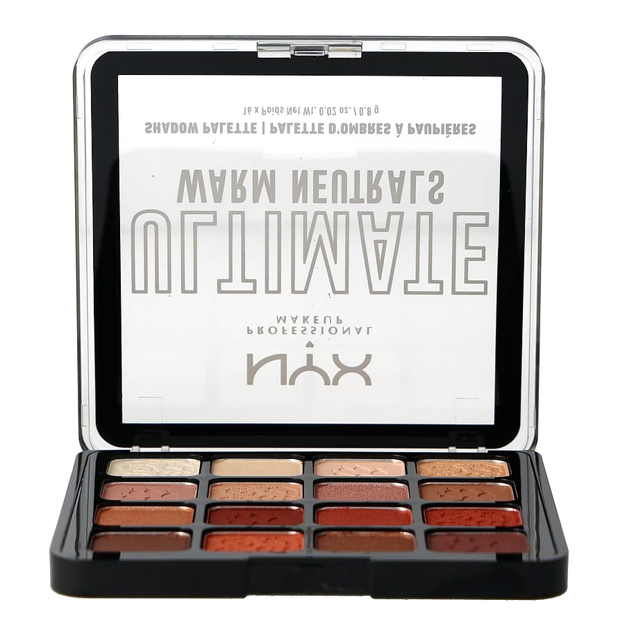NYX PROFESSIONAL MAKEUP Ultimate Shadow Palette 16-Pan Warm Neutrals