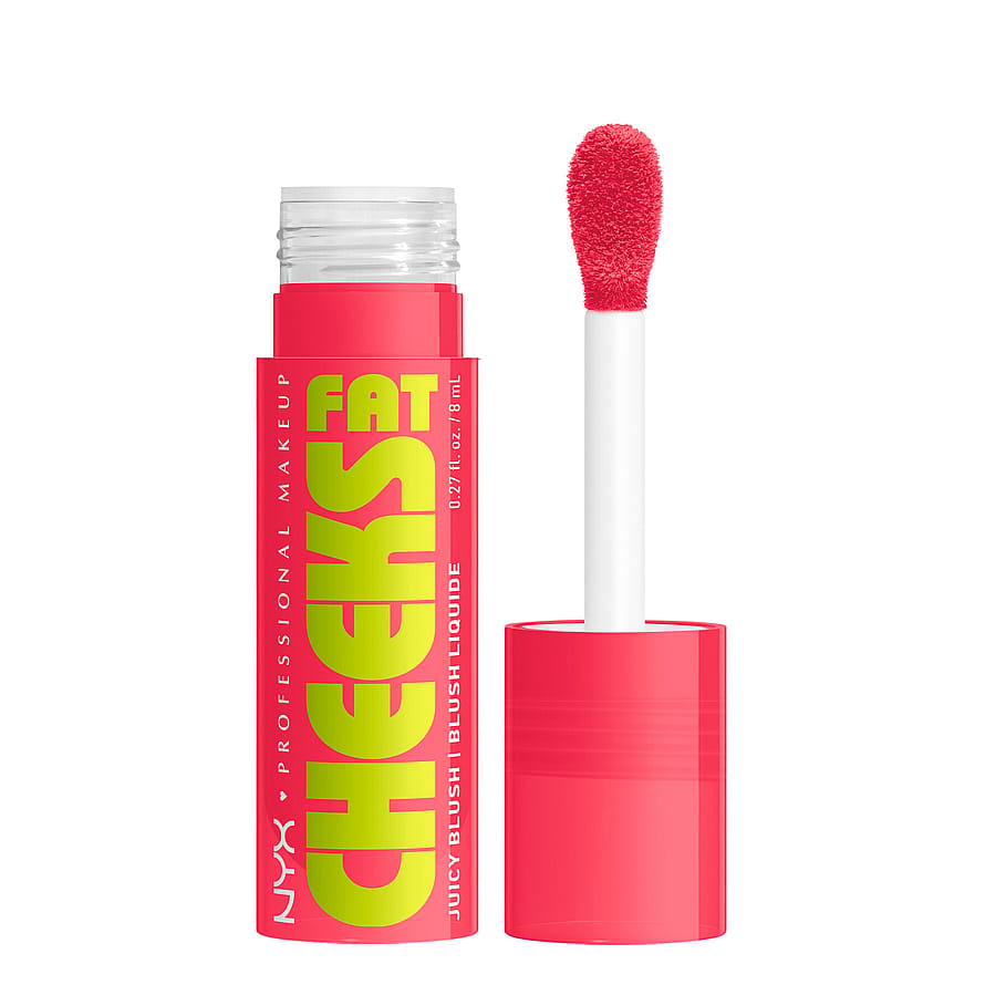 NYX PROFESSIONAL MAKEUP Fat Cheeks Juicy Liquid Blush 6 Bouncin Berry