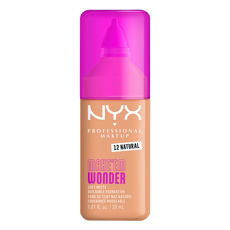 NYX PROFESSIONAL MAKEUP Make Em Wonder Foundation 12 Natural