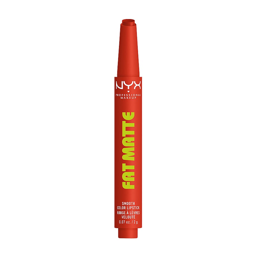 NYX PROFESSIONAL MAKEUP Fat Matte Slick Click Læbepomade 05 Comfy Caramel