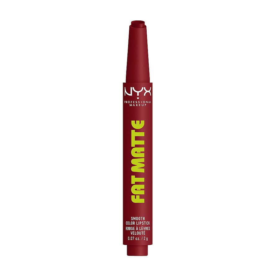 NYX PROFESSIONAL MAKEUP Fat Matte Slick Click Læbepomade 18 Berry Smooth