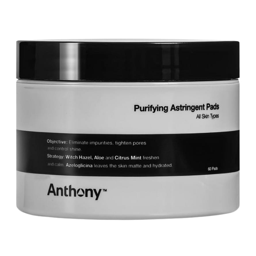 Anthony Logistics Purifying Astringent Pads 60 stk