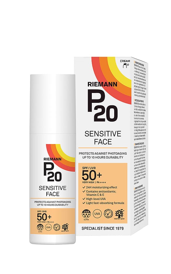 P20 Riemann Solcreme Sensitive Face SPF 50+ 50 g
