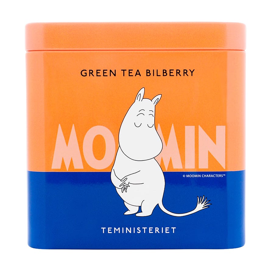 Teministeriet Moomin Tea Tin 100 g Green Tea Bilberry