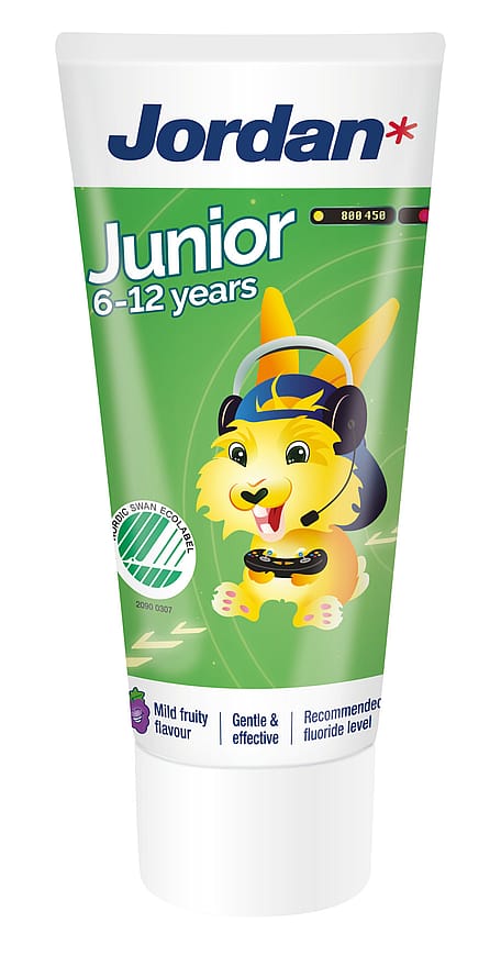 Jordan Tandpasta Junior 6-12 år 12 ml