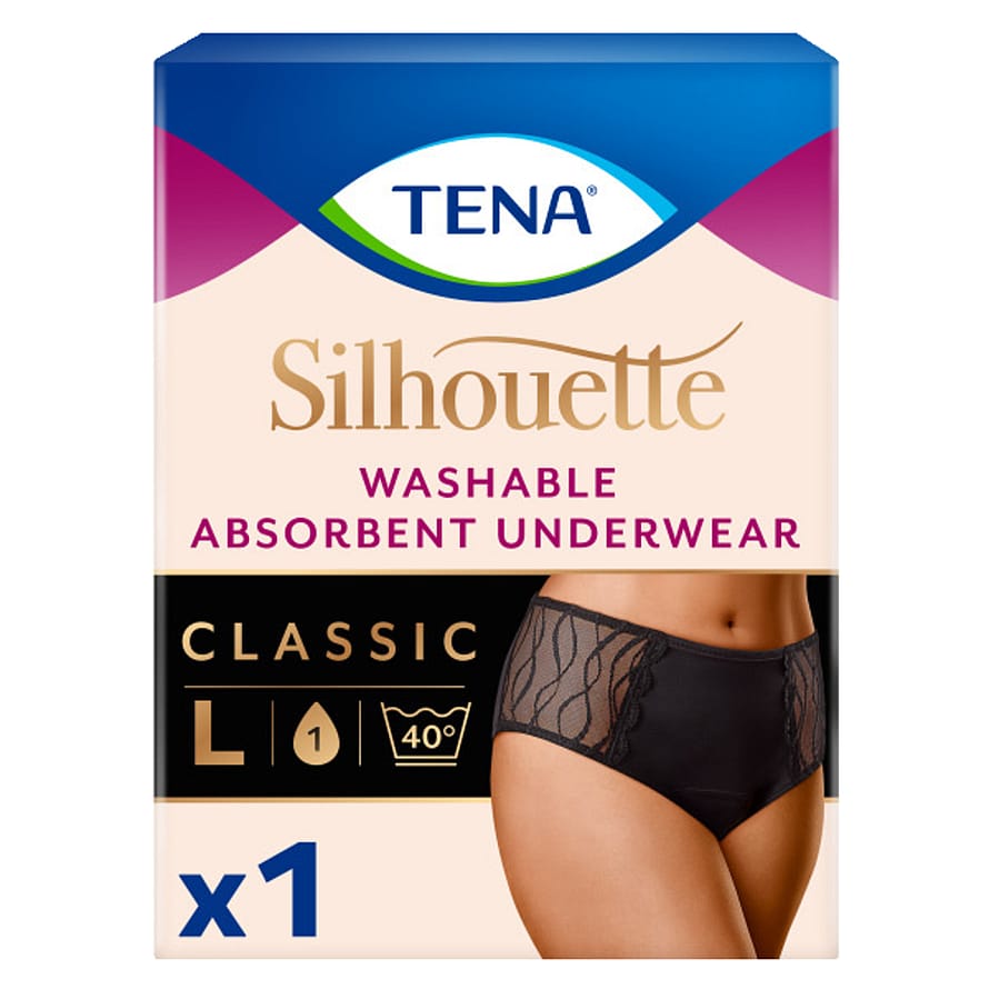 Tena Silhouette Inkontinenstrusse Classic Sort L