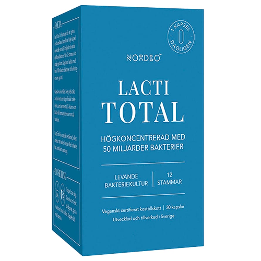Nordbo Lacti Total 30 kaps.