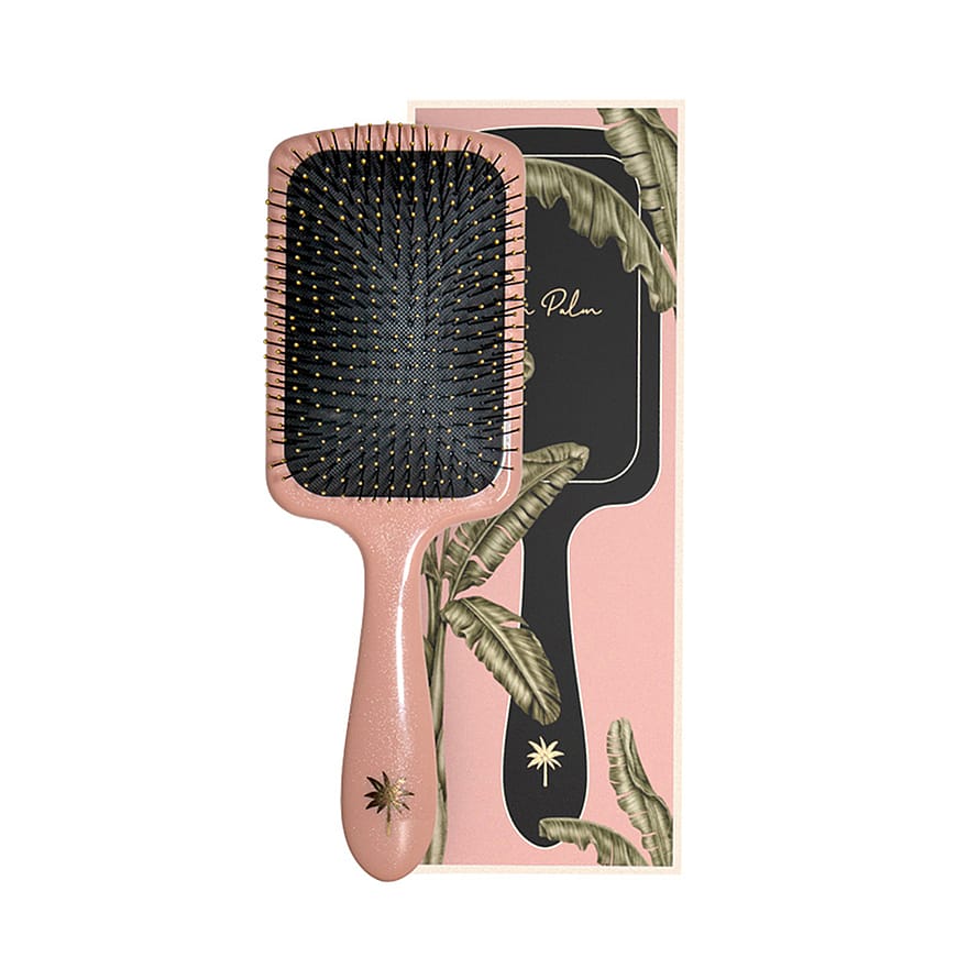 Fan Palm Wet Brush Paddle L Nude