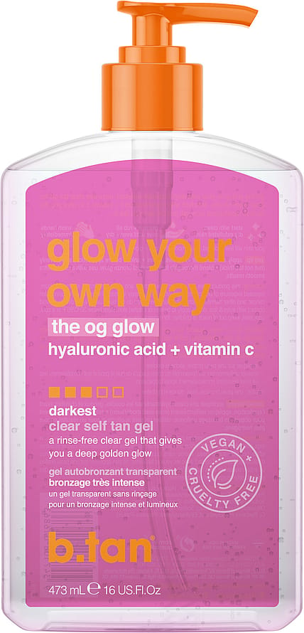 b.tan Glow Your Own Way Clear Self Tan Gel The OG Glow