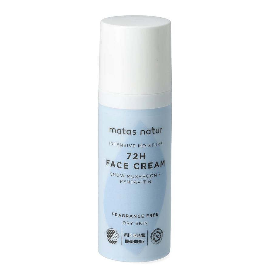 Matas Natur Intensive Moisture 72H Face Cream Uden Parfume 50 ml