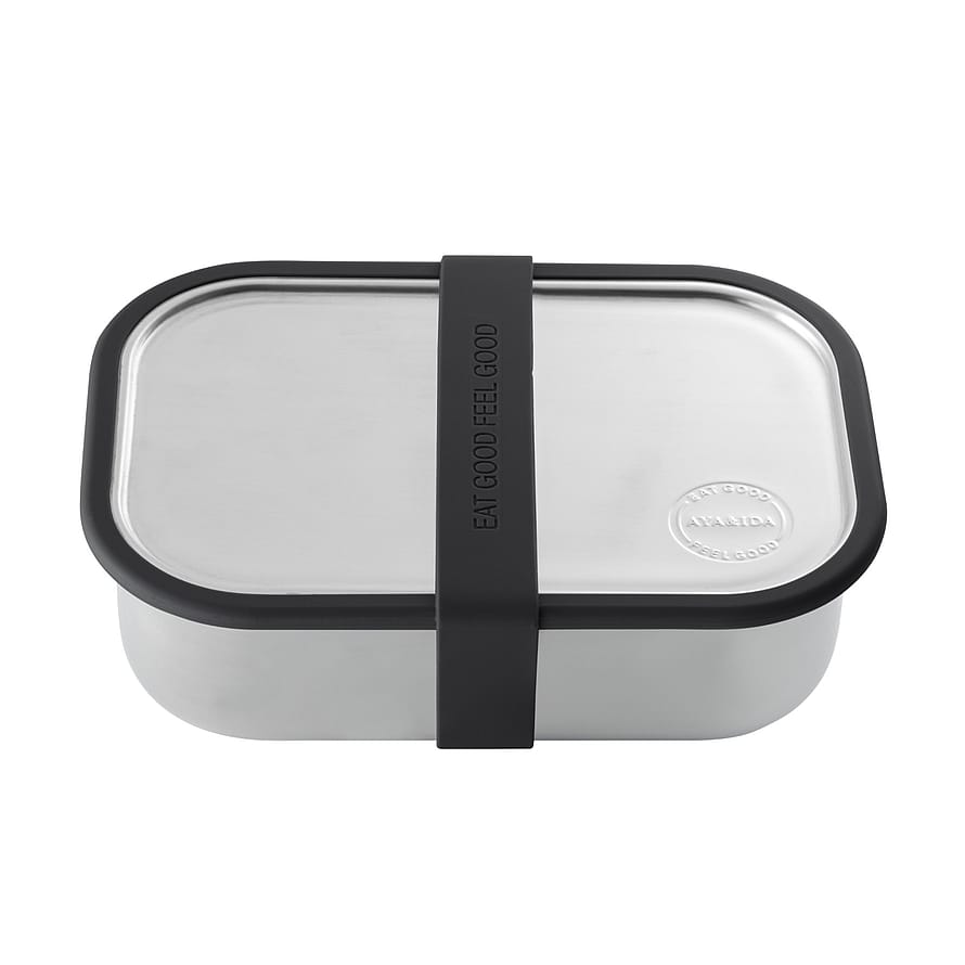 AYA&IDA Lunch Box 1000 ml Matte Black