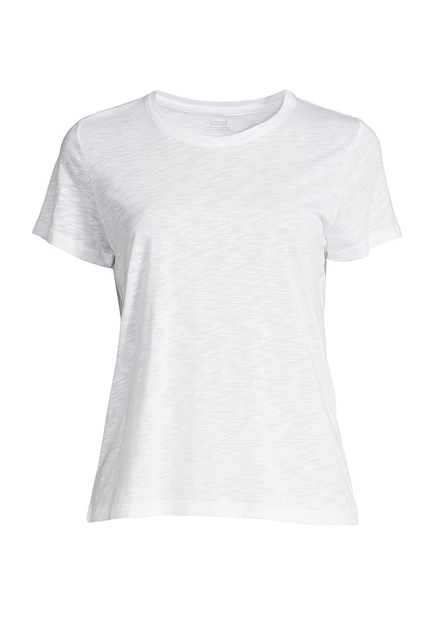 Casall Soft Texture Tee White 36