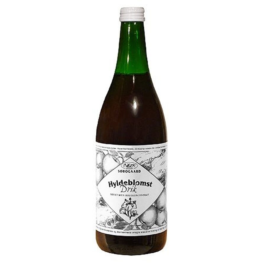 Søbogaard Hyldeblomstdrik m. æble sød Ø 730 ml