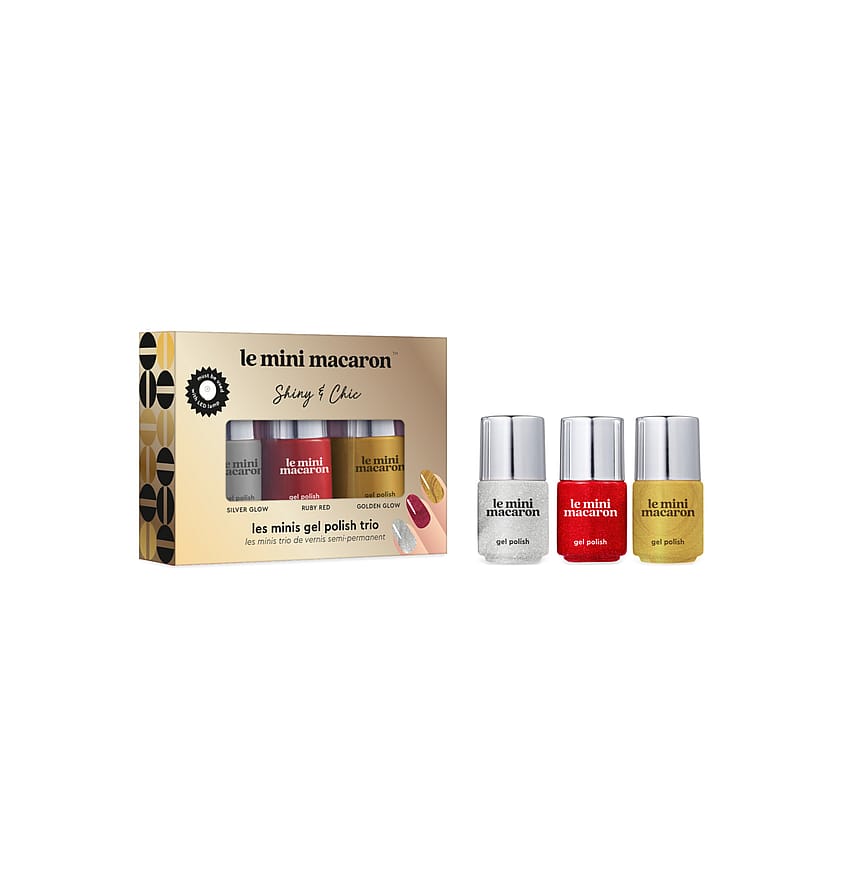 Le mini macaron Les Minis Gel Polish Set Shiny and Chic