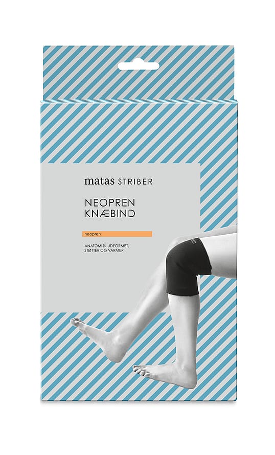 Matas Striber Neopren Knæbind Sort XL