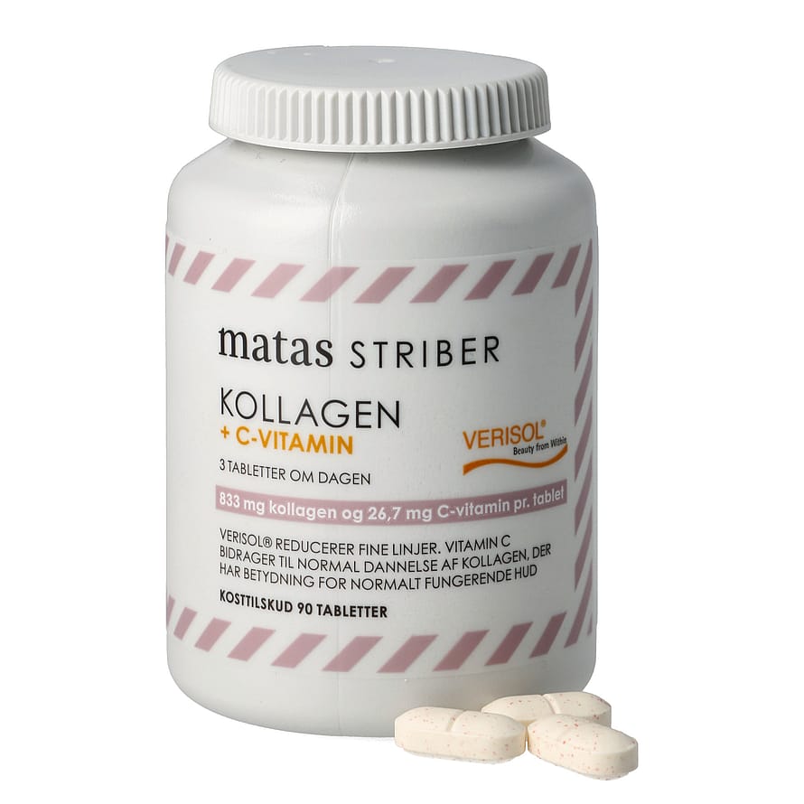 Matas Striber Kollagen 833 mg+C-vitamin 27 mg 90 tabl.