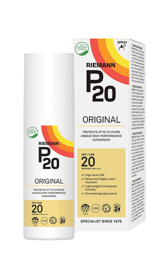 P20 Riemann Solcreme Spray SPF 20 100 ml