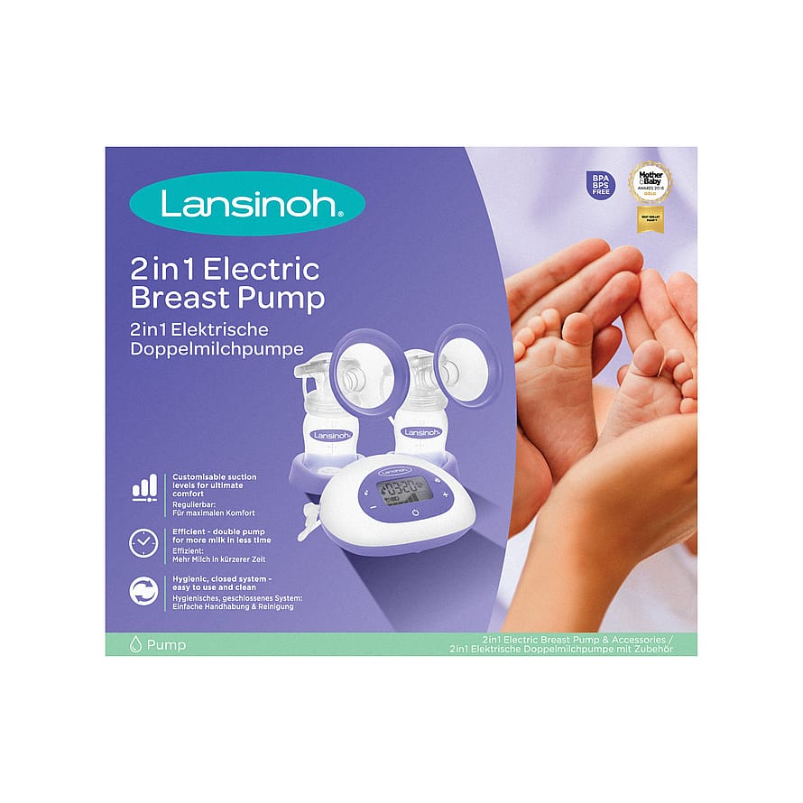 Lansinoh Double Brystpumpe Elektronisk