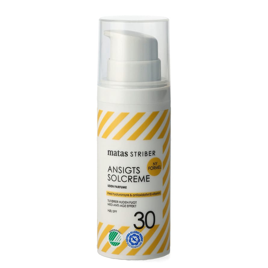 Matas Striber Ansigts Solcreme SPF 30 Uden Parfume 50 ml