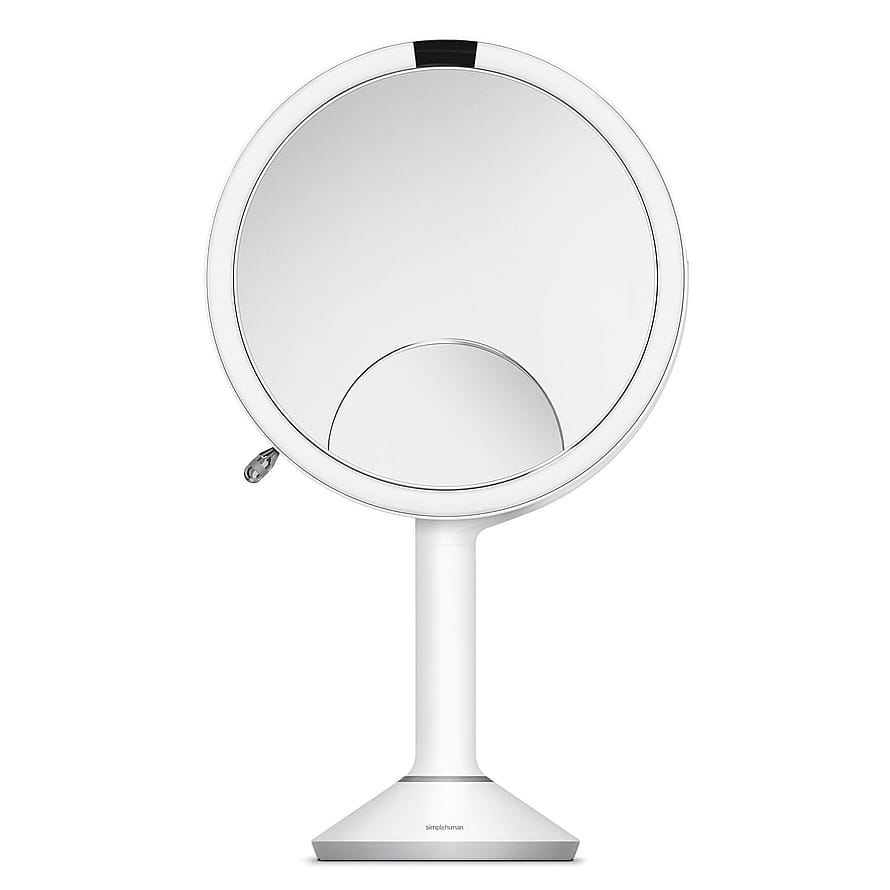 Simplehuman Sensor KosmetikSpejl trio touch styring Hvid