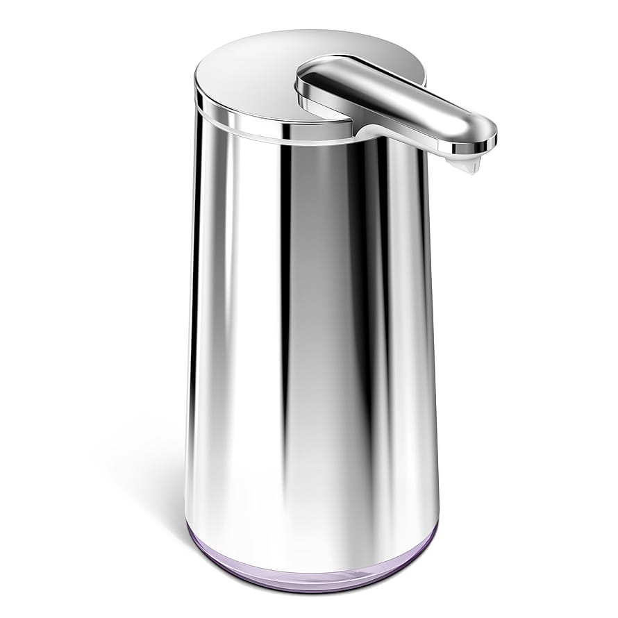 Simplehuman Sensor skum Dispenser Poleret Stål