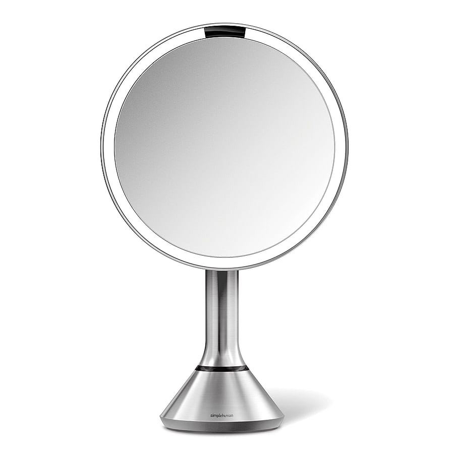 Simplehuman Sensor KosmetikSpejl  touch styring Børstet Stål X5