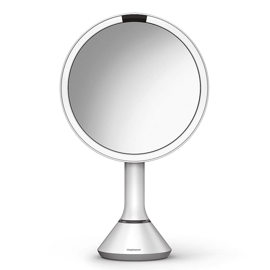 Simplehuman Sensor KosmetikSpejl  touch styring Hvid X5