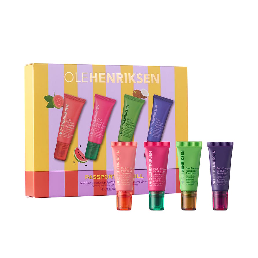 Ole Henriksen Pout Preserve Peptide Lip Treatment Mini chiller pout preserve set 4x7ml